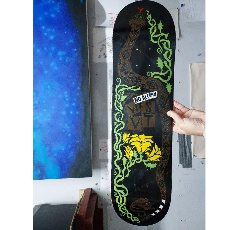 Washington Street Skateboard by Christopher Oleta